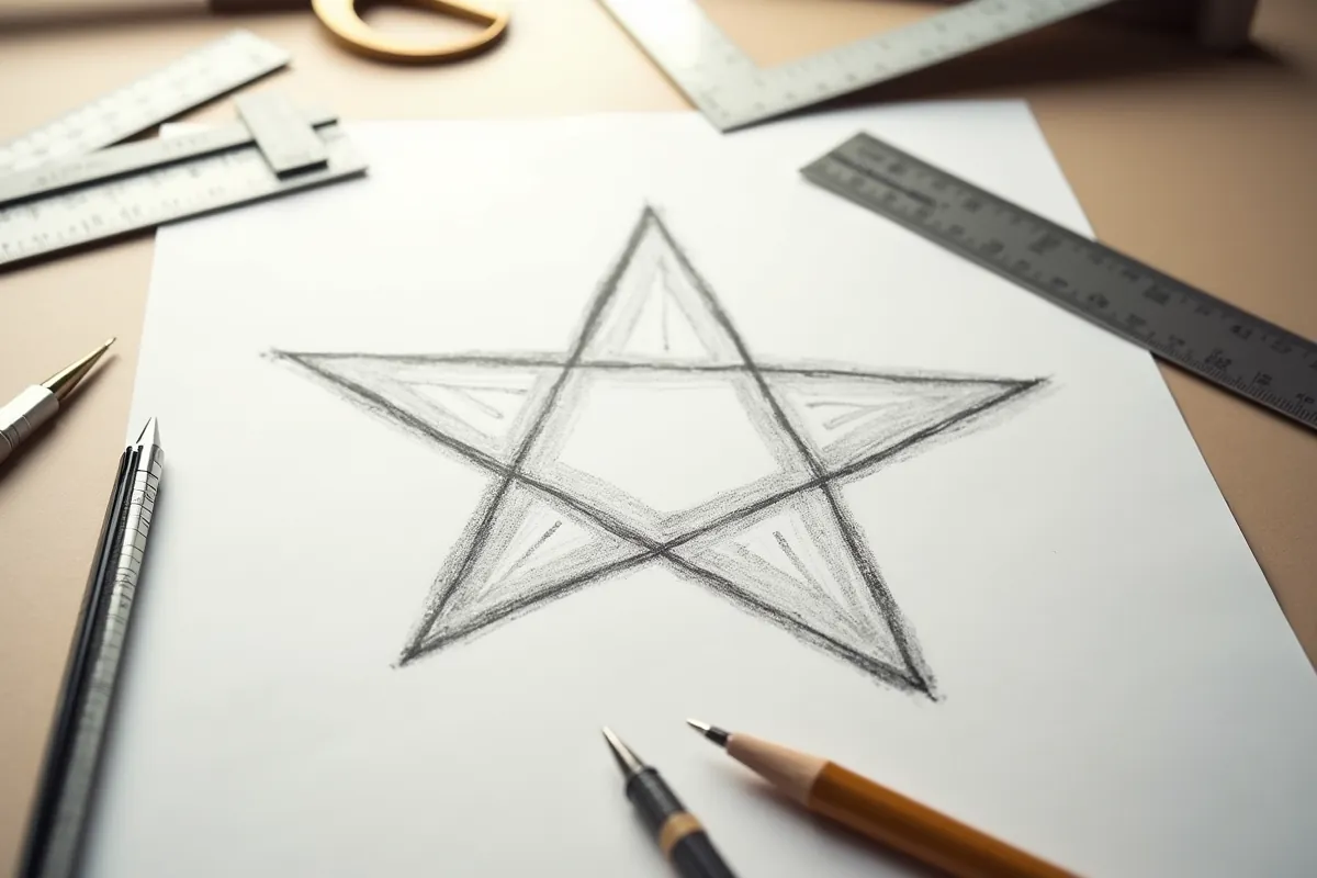 Jak narysować gwiazdę? Przewodnik krok po kroku