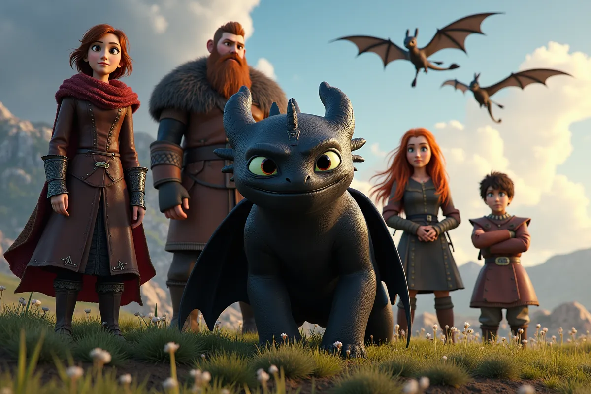 Jak wytresować smoka - Pełna obsada i główne postacie