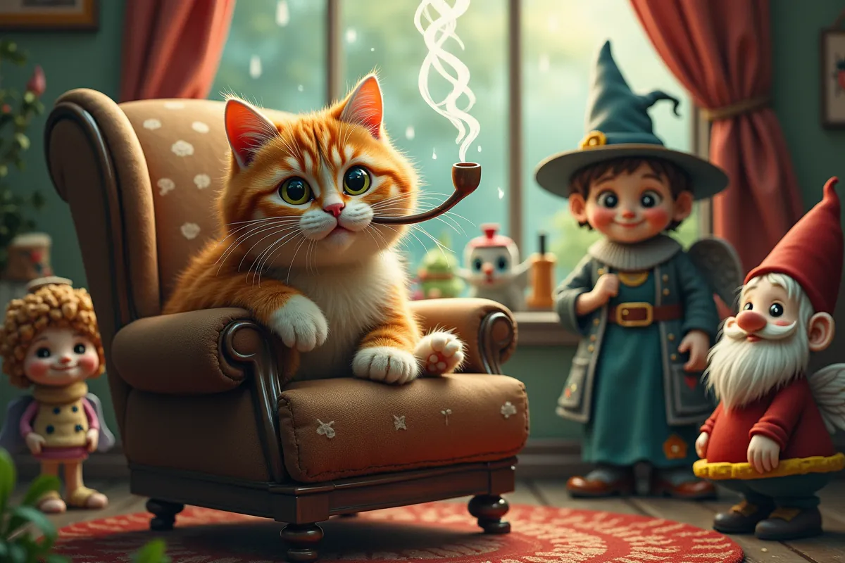 Kot pali fajkę – Magiczna bajka pełna przygód!